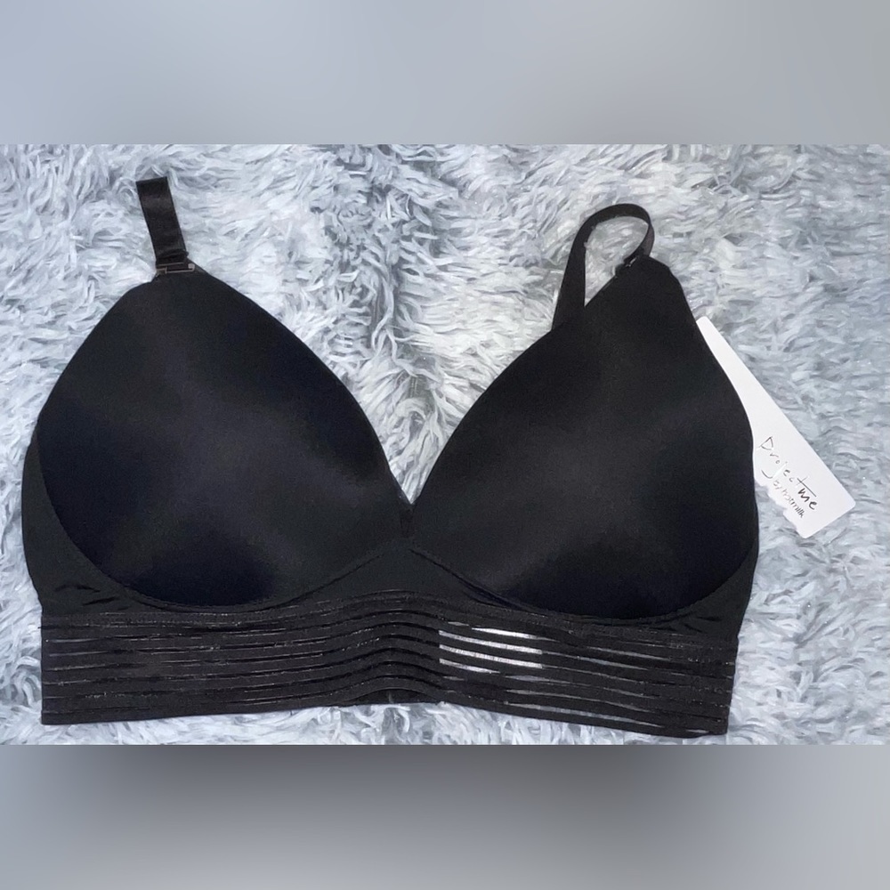ProjectMe by Hotmilk AMBITION TRIANGLE CONTOUR BLACK NURSING BRA - WIREFREE - Picture 6 of 12